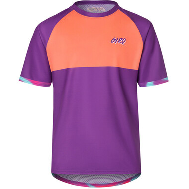GIRO ROUST Kids Short-Sleeved Jersey Pink/Orange 2023 0